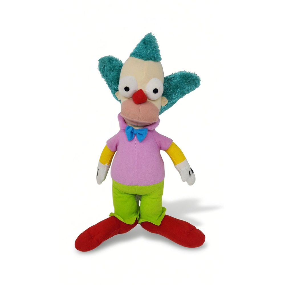 Toy Factory Krusty the Clown Plush 16in The Simpsons Animation Figure TV
